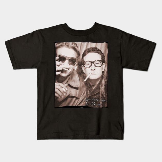 Jennings and Holly // Photo Booth New York City 1959 Kids T-Shirt by darklordpug